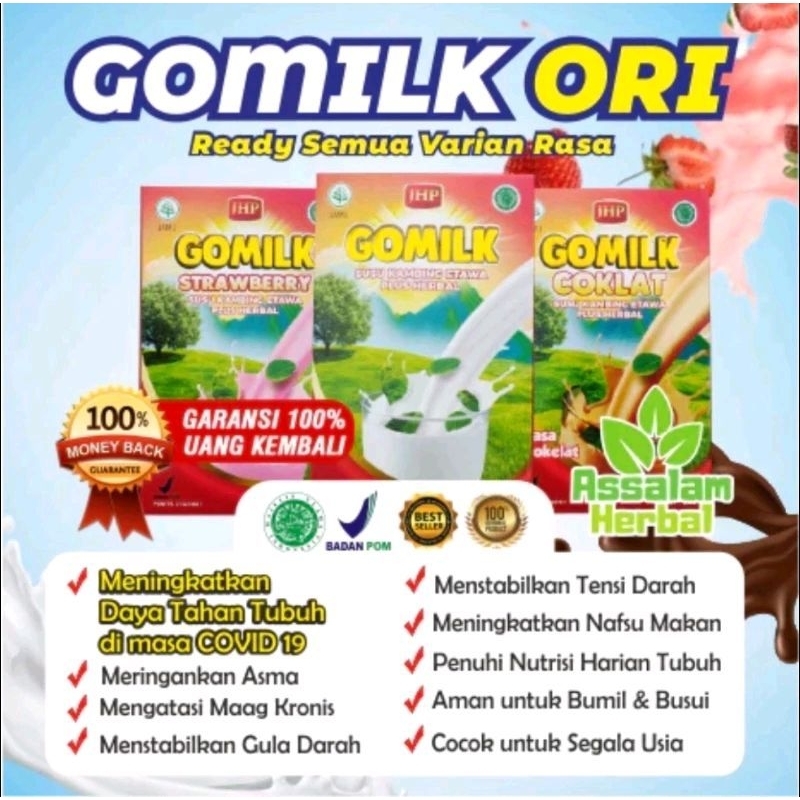 

Paket Reseller Gomilk Susu Etawa Plus Herbal (paket 15 box)