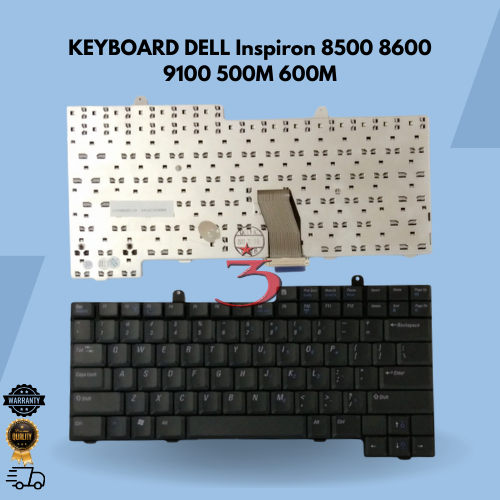 Keyboard Dell Inspiron 8500 8600 9100 500M 600M Black