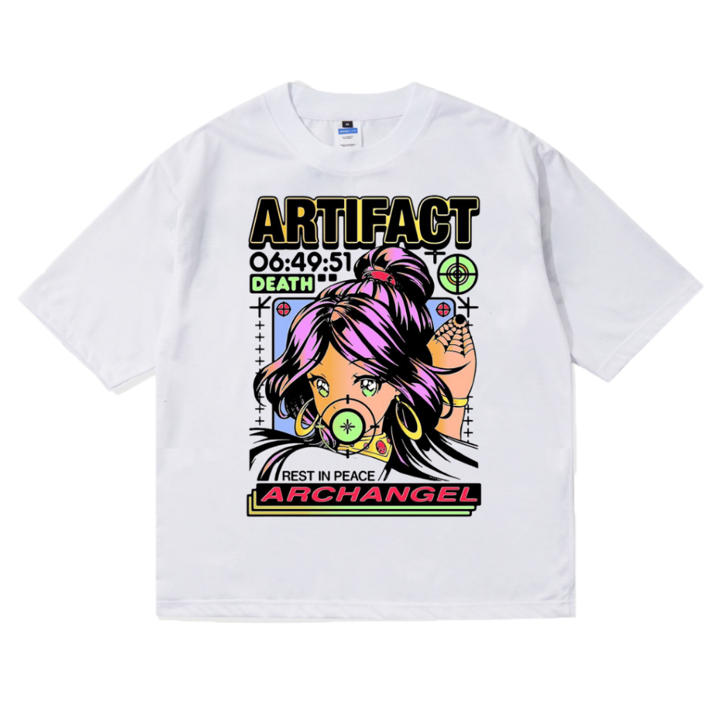 Kaos Artifact Archangel Y2k Design | Kaos Vintage Oversize | Kaos Pria Distro | Kaos Oversize Pria |