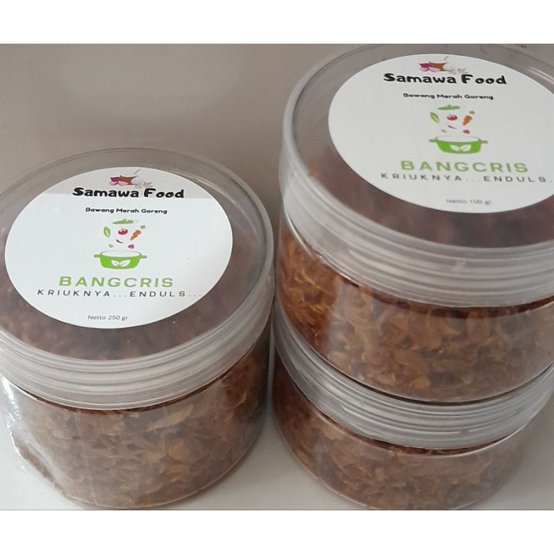 

Bawang Merah Goreng Asli Tanpa Bahan Tambahan uk toples 600ml