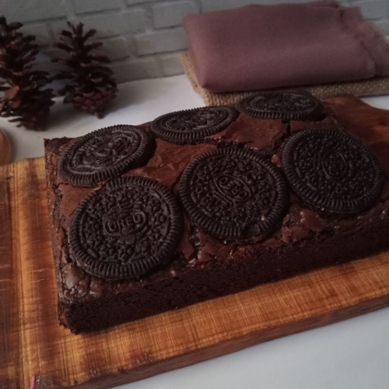 

Brownies Panggang Oreo
