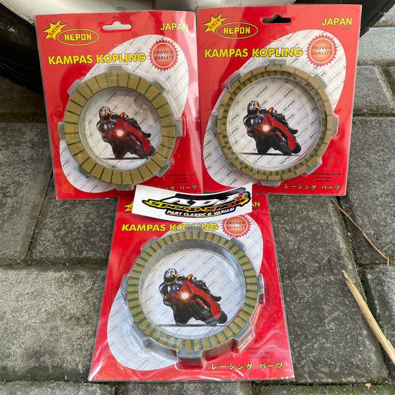 KAMPAS KOPLING NEPPON TIGER GL100 fr80 fizr jupiter nepon JAPAN Kamplas kopling NEPON