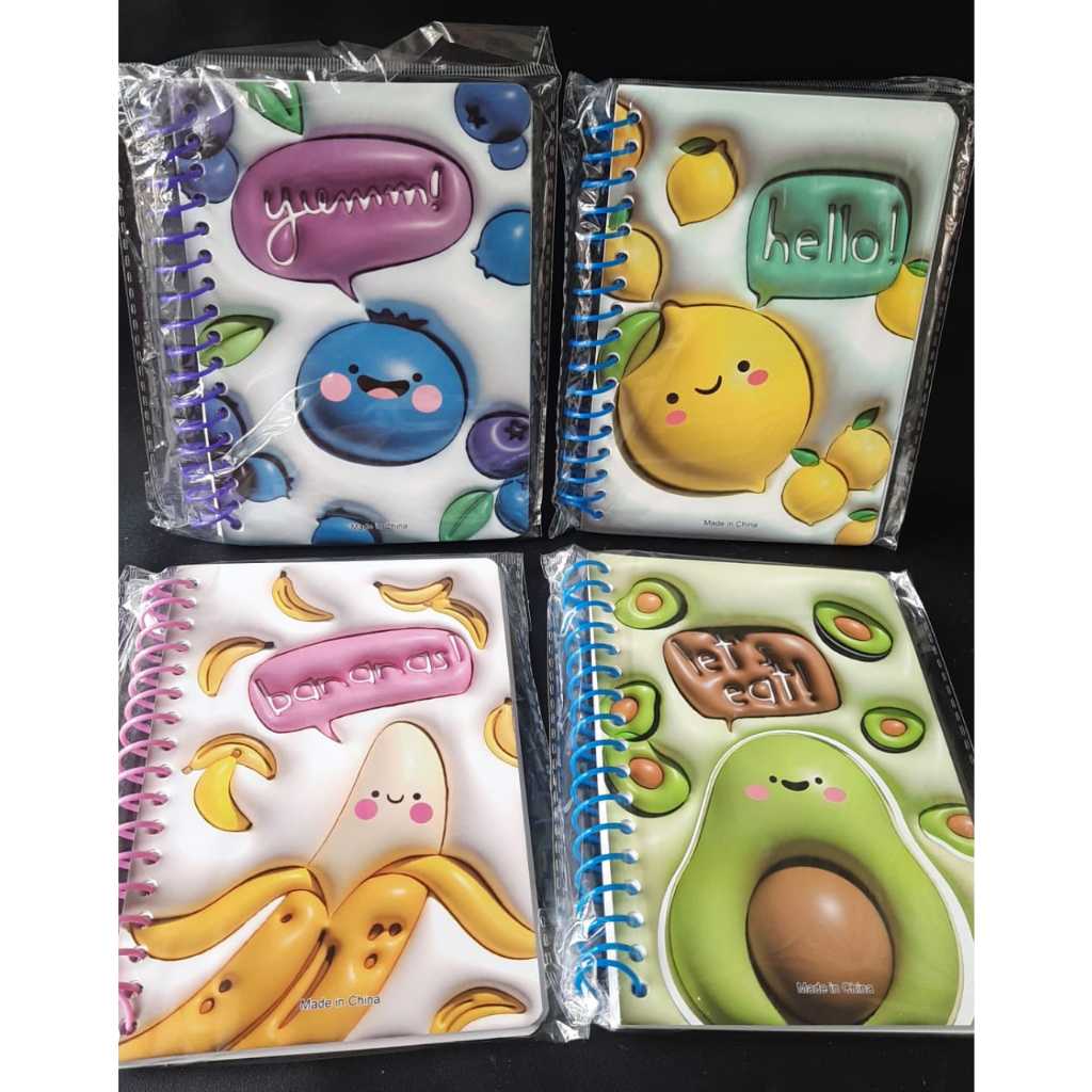 

Buku/ Notebook Spiral 3D A6 motif Anak-anak