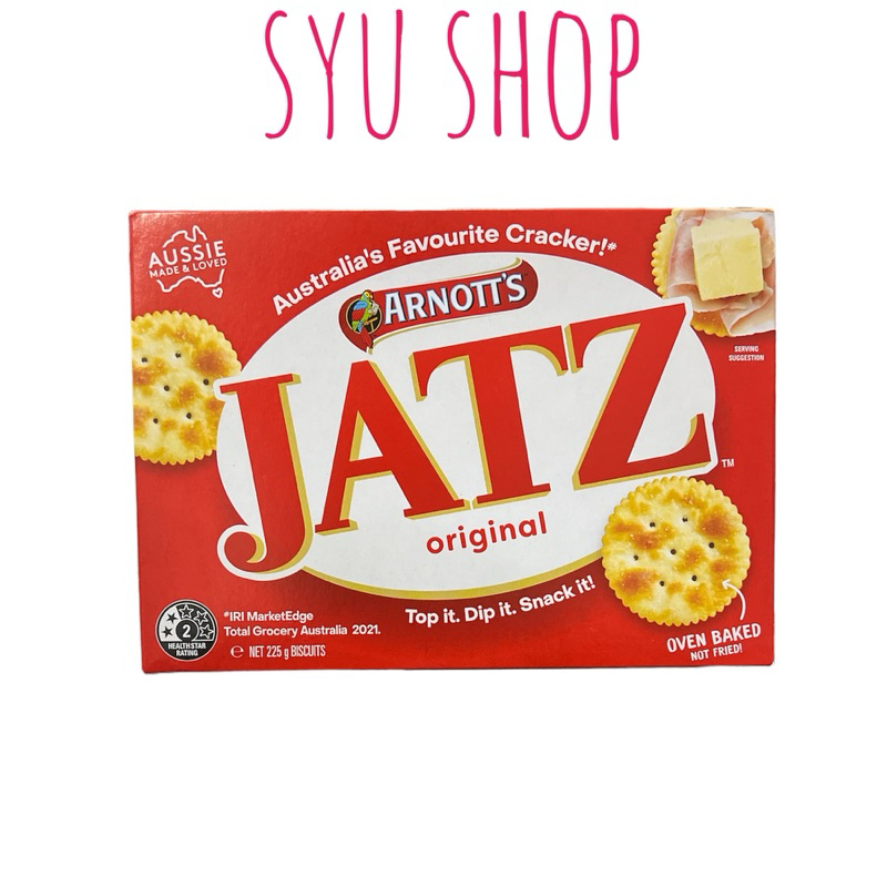 

Arnotts australia jatz original crackers cracker 225gr australias favorite crackers