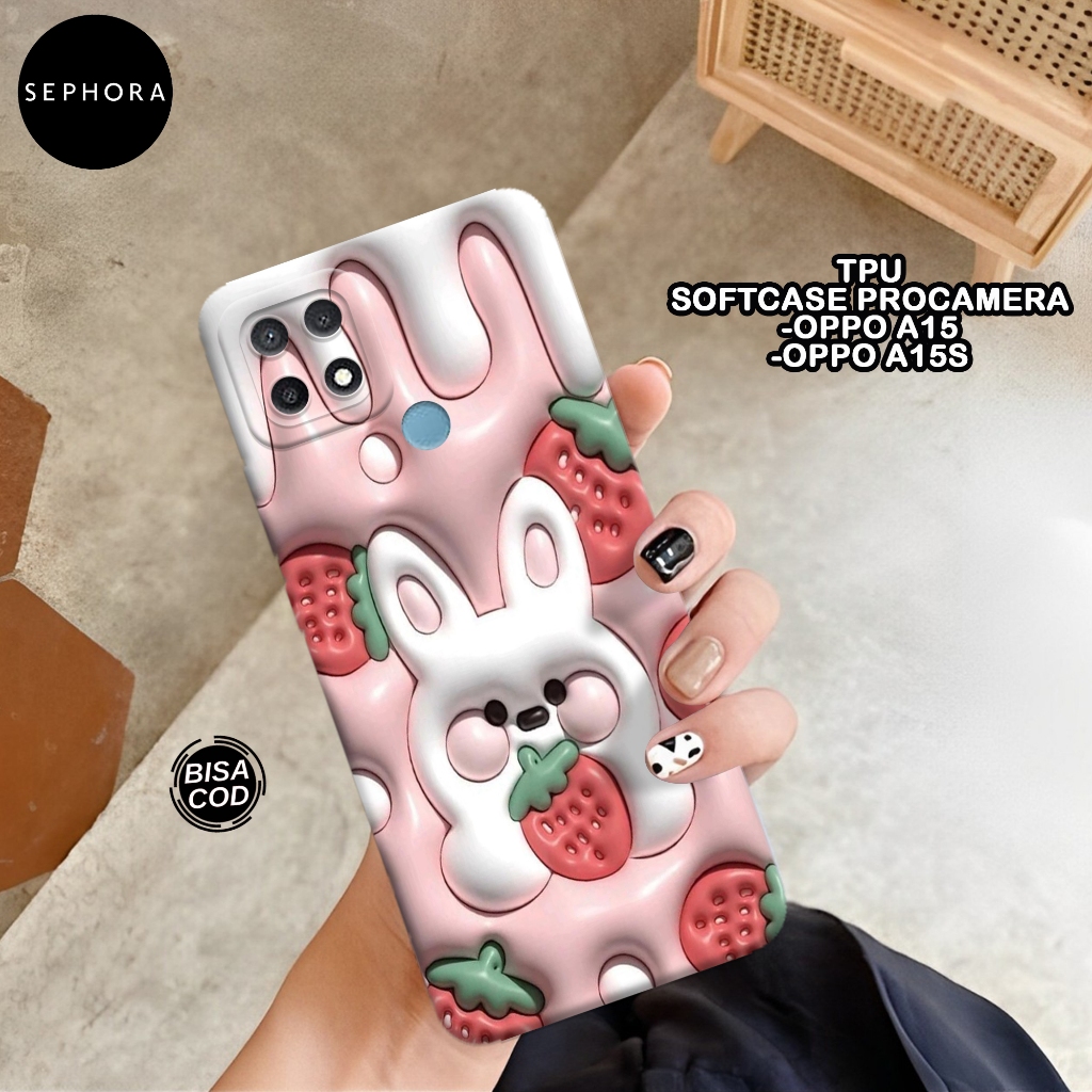 Case OPPO A15 / OPPO A15S Terbaru - Sephora - Fashion Case Lucu - Softcase OPPO A15 / OPPO A15S - Ca