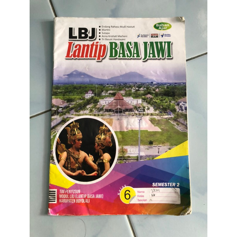 PRELOVED LKS BAHASA JAWA LKS BASA JAWA KELAS 6 SEMESTER 2 LANTIP BASA JAWI
