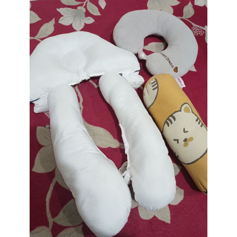 BANTAL PEYANG GULING BAYI BANTAL LEHER MINISO [PL]