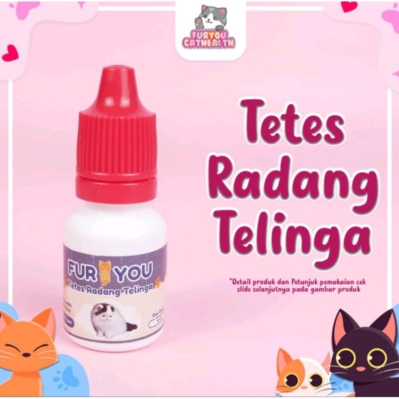 Fur You Tetes Radang Telinga Kucing Otitis Obat Kucing Sakit Telinga Infeksi Kuping Kucing