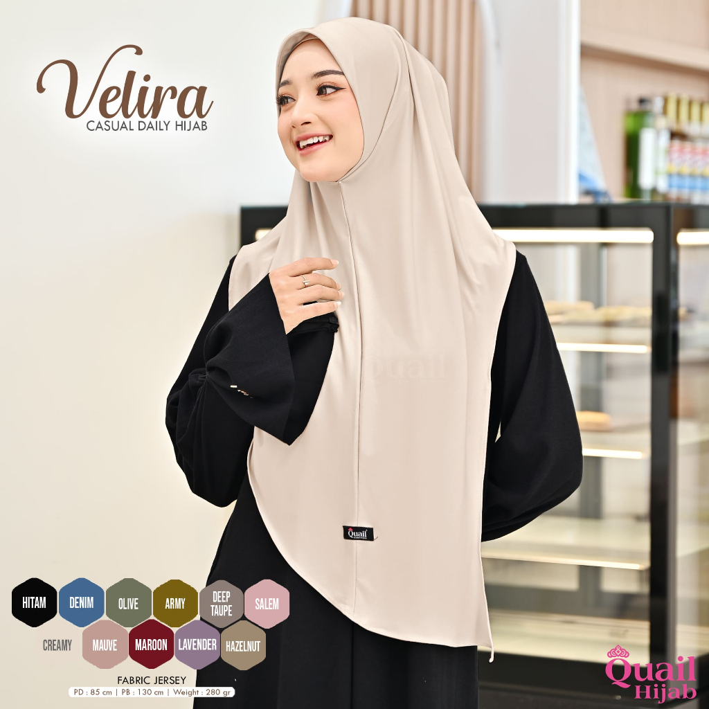 Quail Hijab - VELIRA DAILY HIJAB INSTAN ORI QUAIL