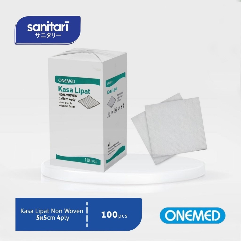 Kasa Lipat Non Woven 5x5cm 4ply 100s Onemed Kasa Onemed Kasa Lipat Onemed