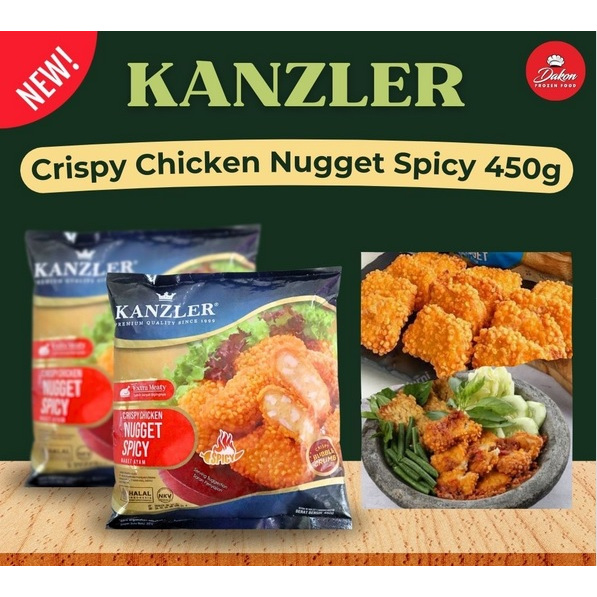 

KANZLER CRISPY CHICKEN NUGGET SPICY 450gr