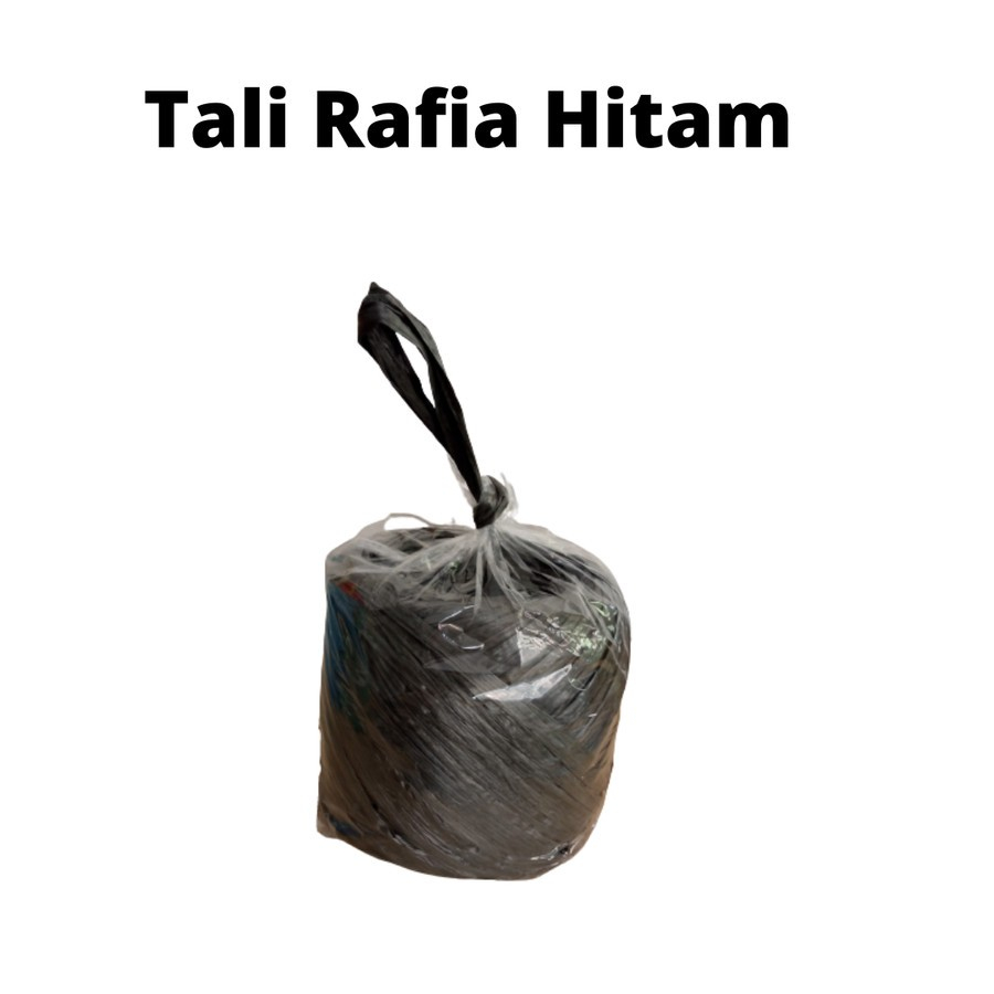

Tali Plastik Rapia Rafia Hitam 1 Roll