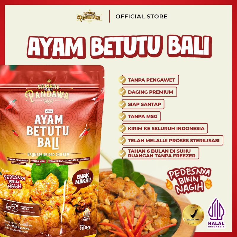 

Ayam Betutu Bali dari sambal mak Pandawa