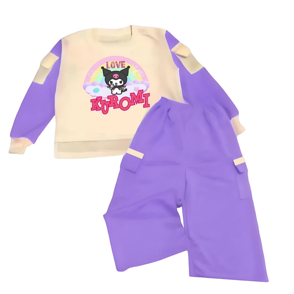 ONE SET ANAK PEREMPUAN 3-12 TAHUN