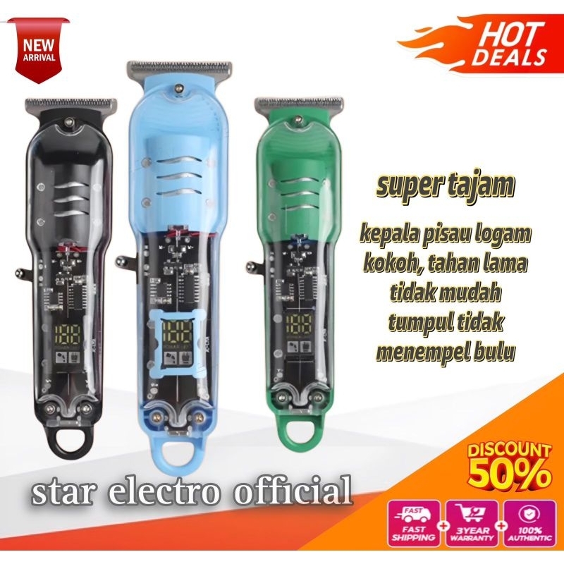 Alat Mesin Cukur Rambut Kumis Jenggot Electrik Casan Tanpa Batre