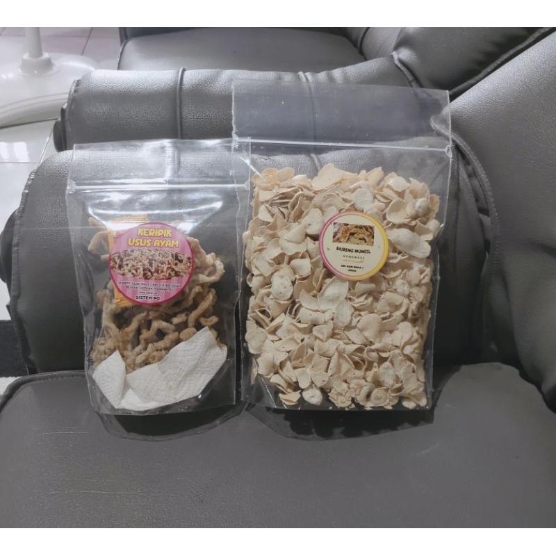 

KERIPIK USUS 150GR & BASRENG 250GR = 1/4