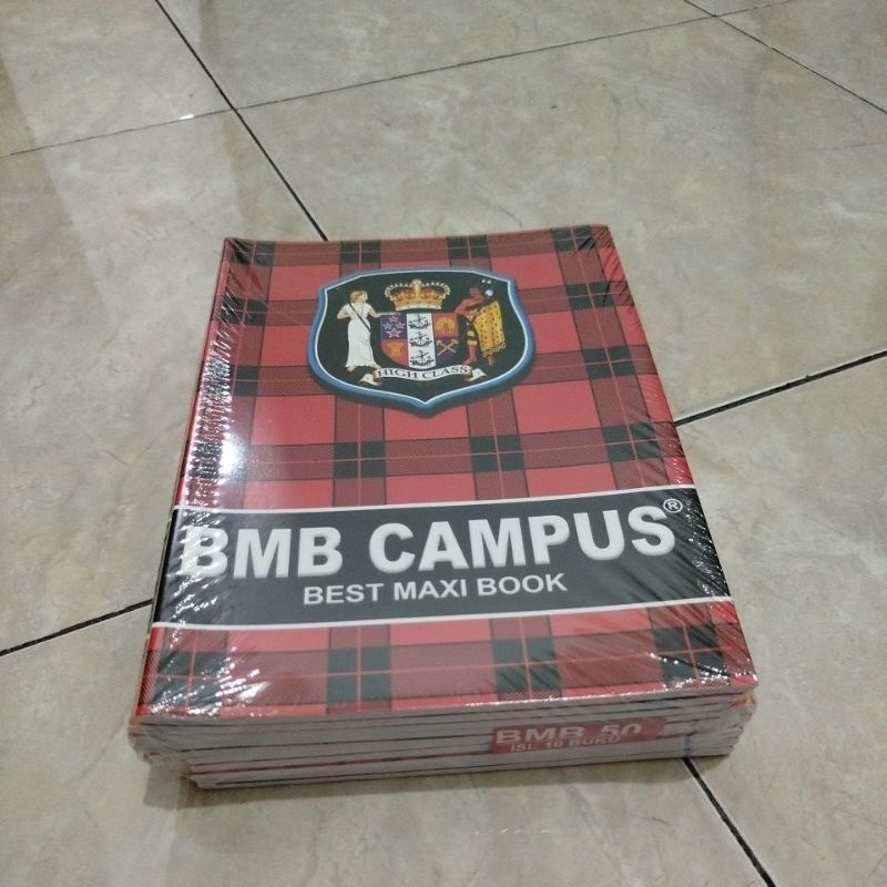 

Buku bmb campus 50 lembar panjang perbungkus isi 10 pcs