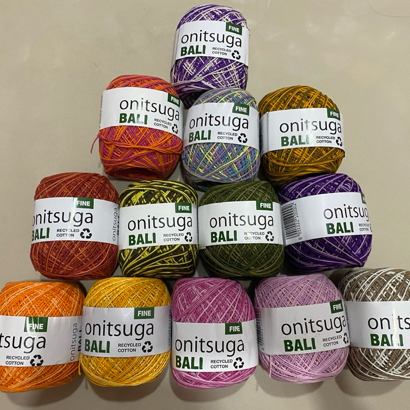 Club Rajut- Benang Rajut Katun Bali Onitsuga Sembur Ombre