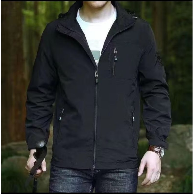 Jaket hoodie Taktikal millitary Unisex