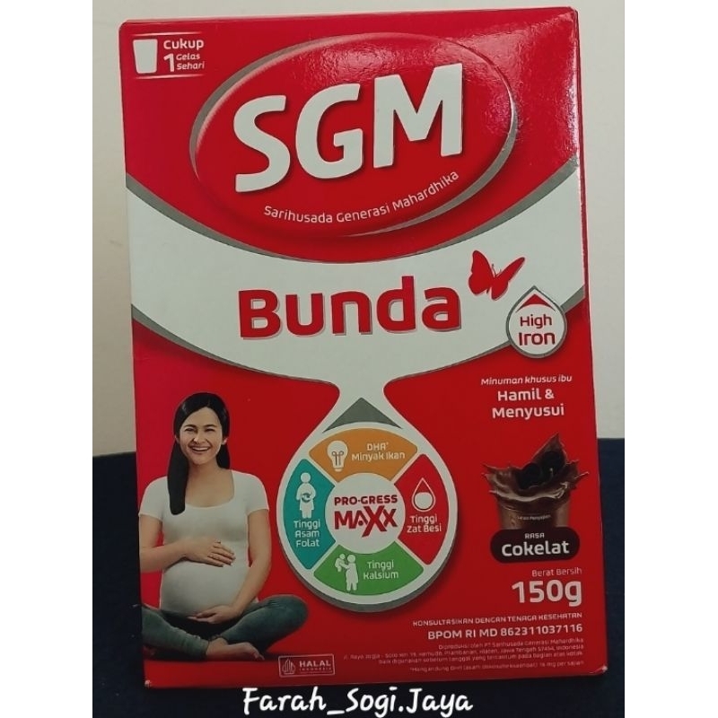 SGM Bunda 150 Gram Susu Ibu Hamil dan Menyuaui