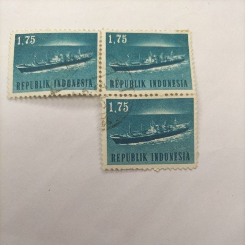

jual 3 PC prangko 1,75 republik Indonesia