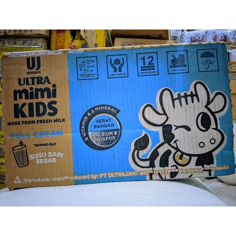 

UHT ULTRA MIMI KIDS 125 ML RASA FULLCREAM 1 DUS ISI 40 PCS