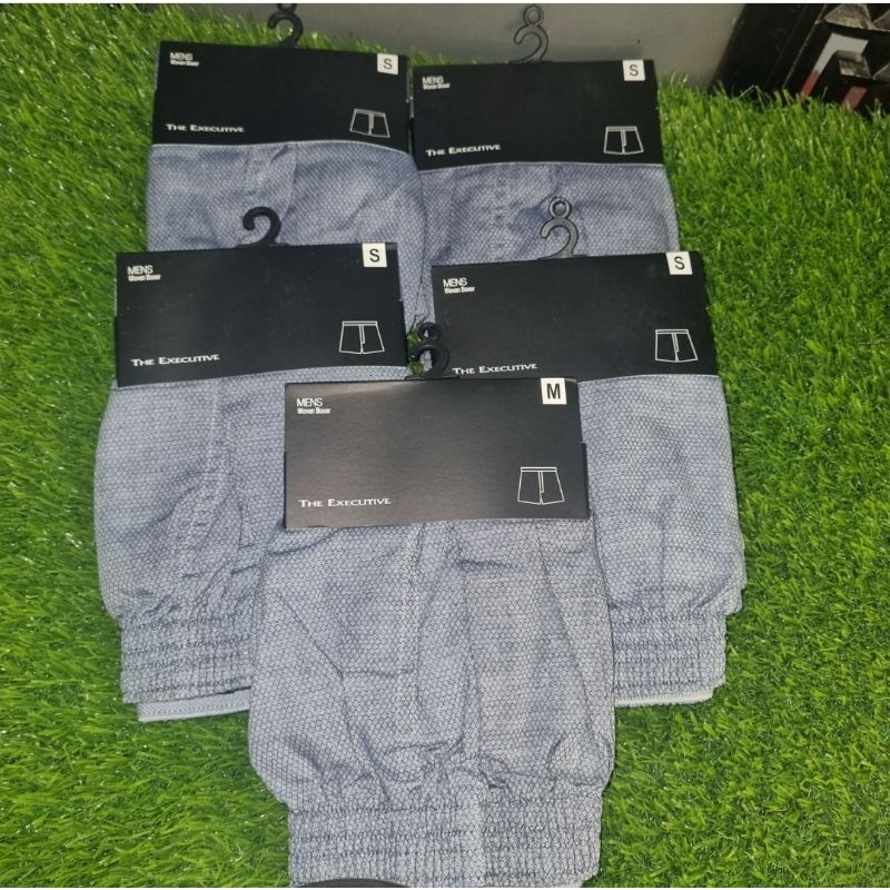 The Executive Celana Dalam Boxer Trunk Abu-Abu