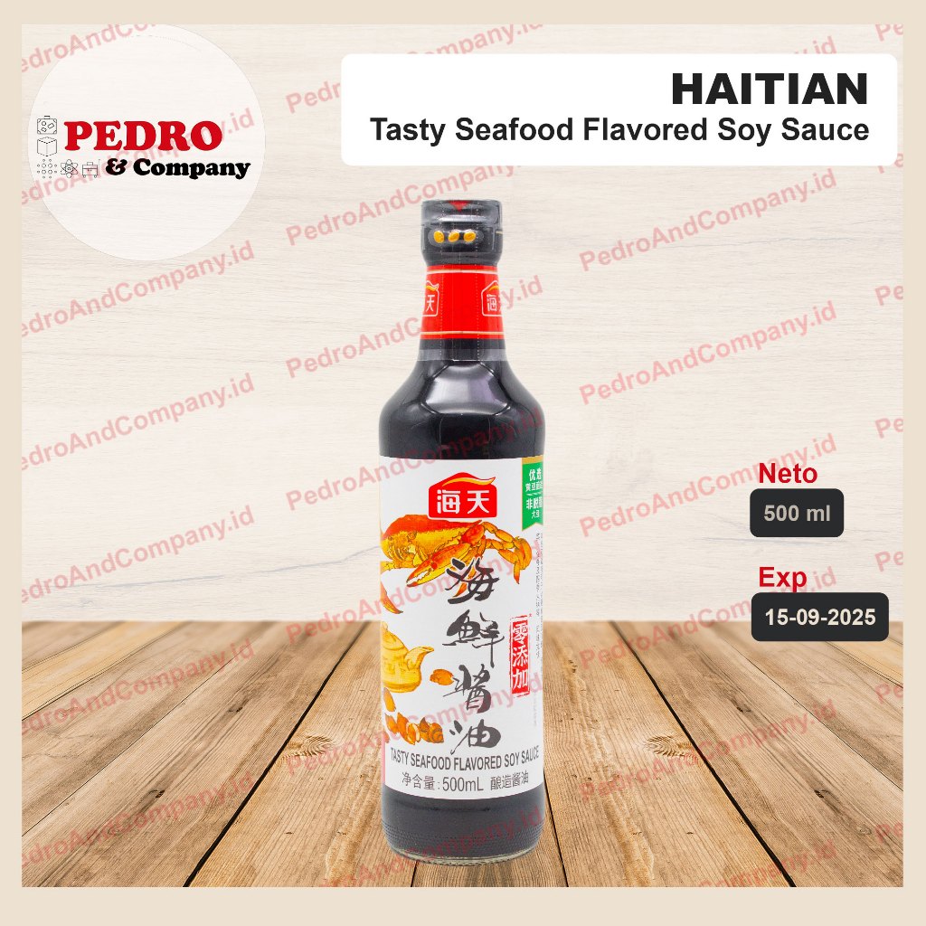 

Haitian tasty seafood flavor soy sauce 500ml - kecap asin seafood