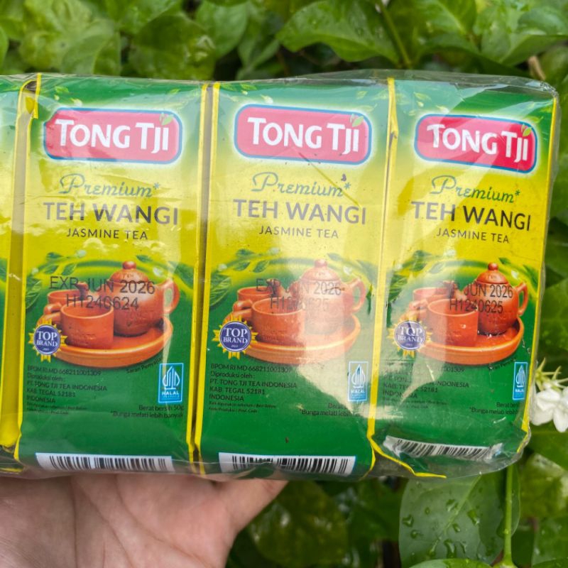 

(langsung kirim no po) Tong Tji Premium Jasmine Tea ISI 10pcs (1 SLOP 50gr )| TEH TUBRUK INDONESIA