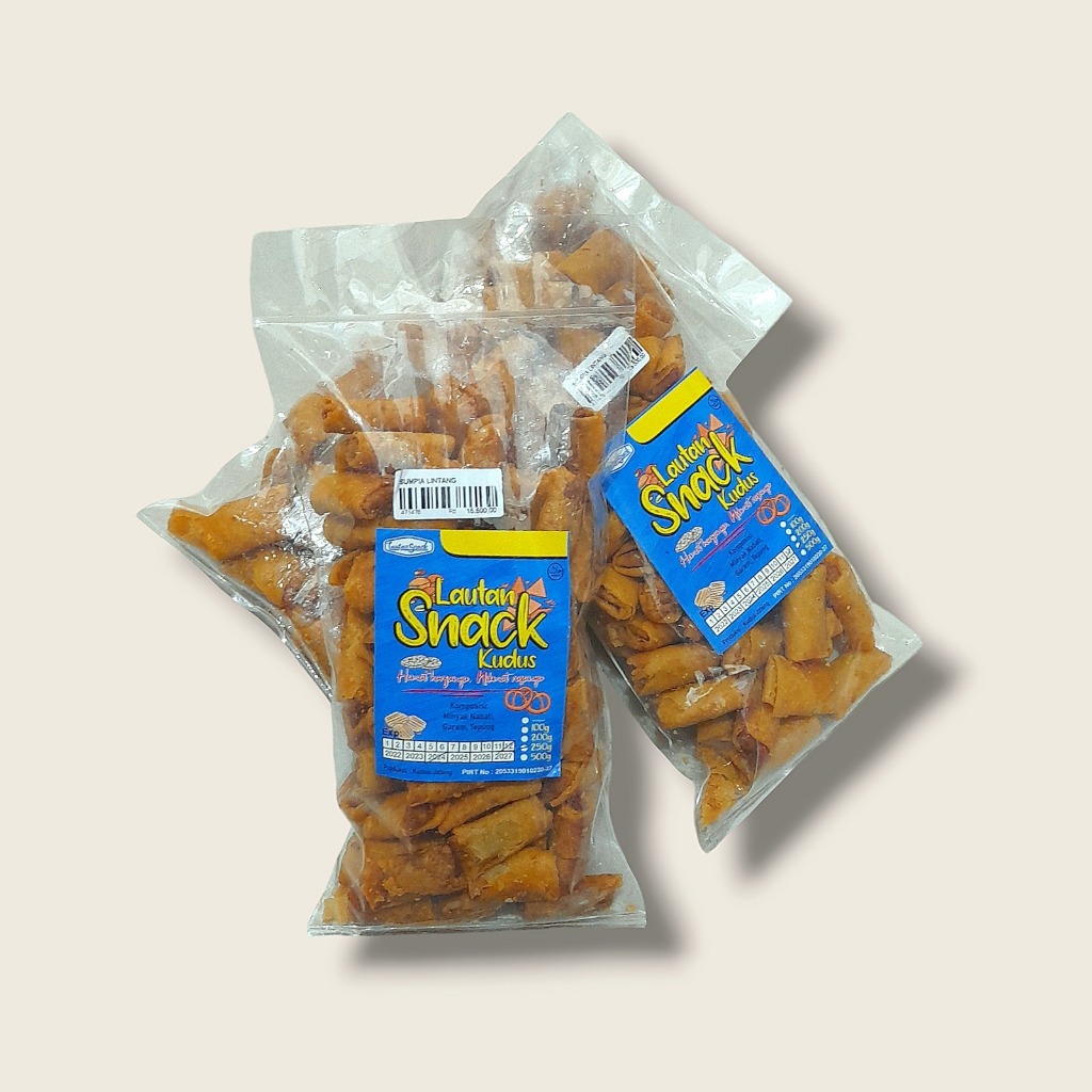 

Cemilan Sehat Diet Lautan Snack | Sumpia Udang Enak Gurih Renyah 250 gram