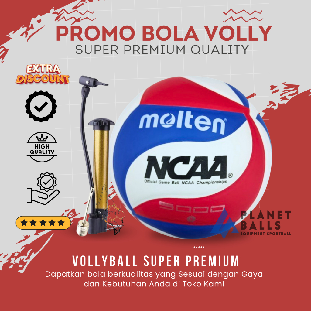 BOLA VOLI MOLTEN PREMIUM 4500 5000 MOLTEN PREMIUM