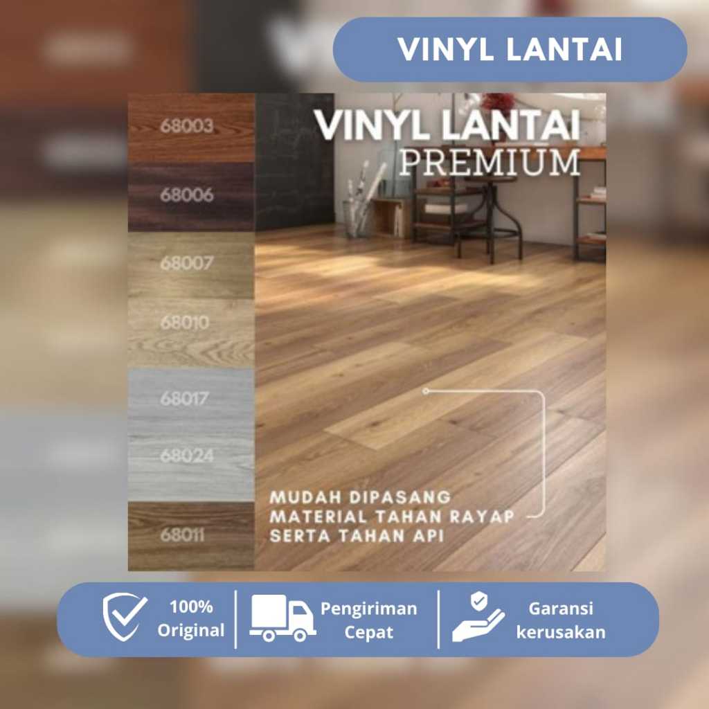 Vinil 3mm/Vinil 2m/Vinil murah/Parkit lantai/Vinil kayu/Lantai motif kayu