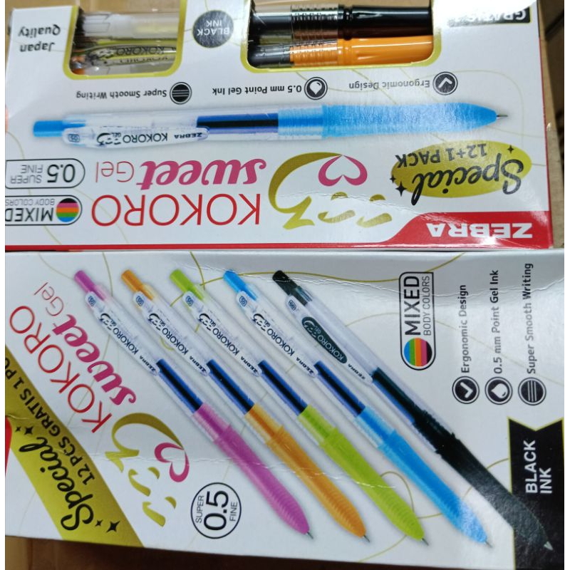 

(12 pcs) pulpen kokoro