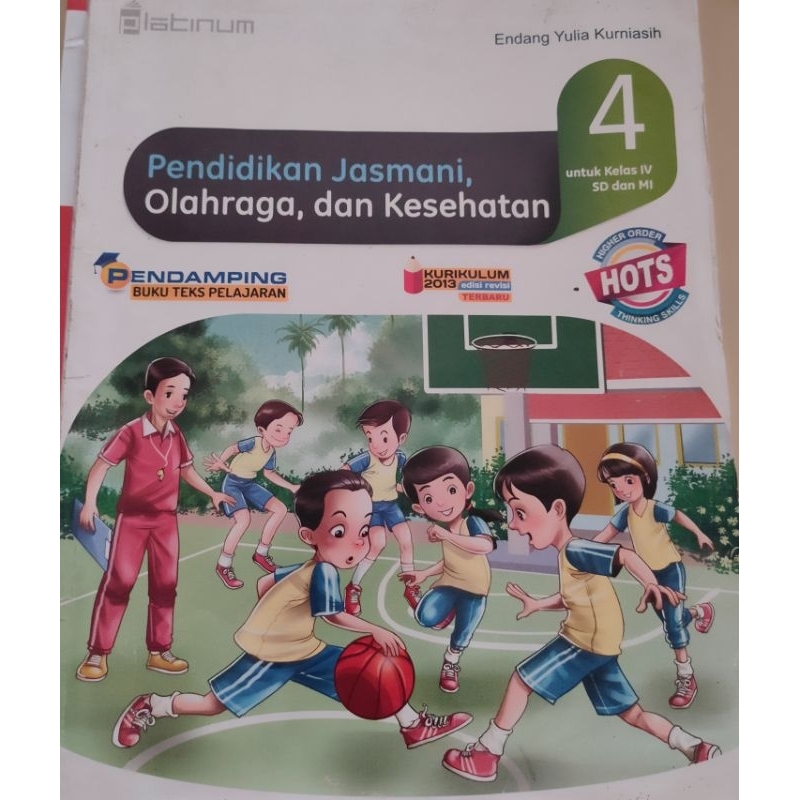 buku paket PJOK kelas 4 SD