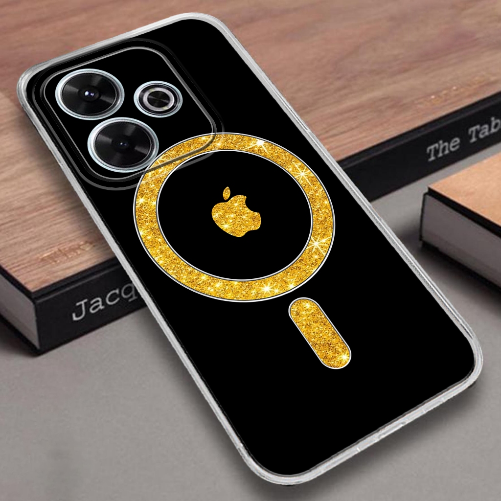 Softcase REDMI 13 / POCO M6  - Clear Case  MOTIF  ( LG ) - Anticrack - Case Bening - Softcase Hp - C