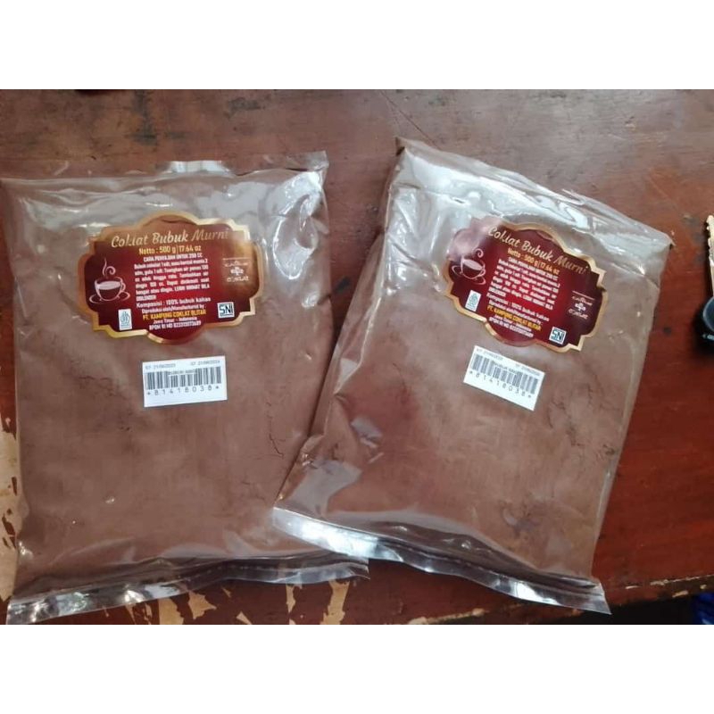

BUBUK COKLAT(500GR) ASLI PT KAMPUNG COKLAT BLI