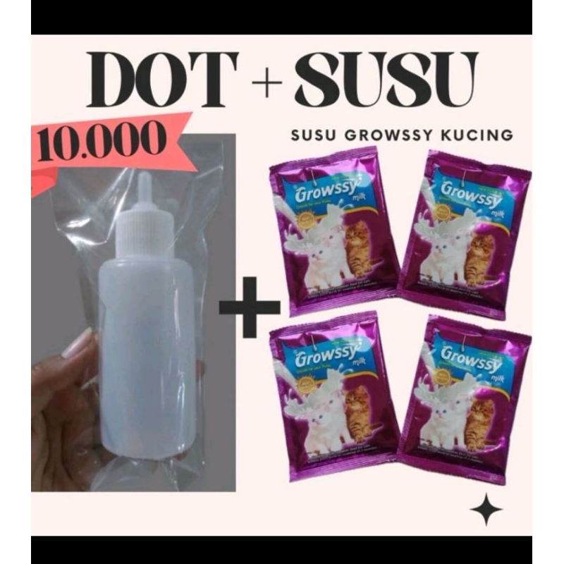 paket susu anak kucing susu bayi kucing dot susu bayi kucing kitten