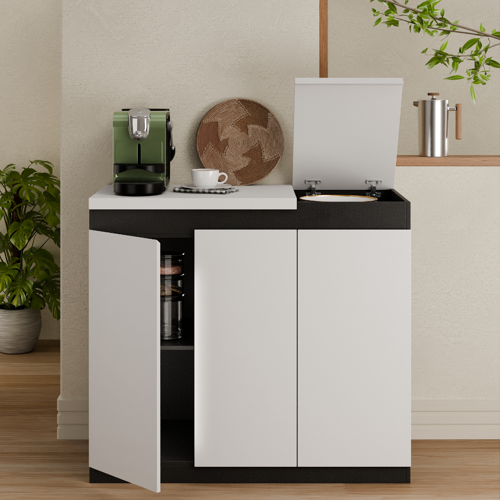 LEMARI RUANG TAMU MEJA TV BUFFET SERBGUNA