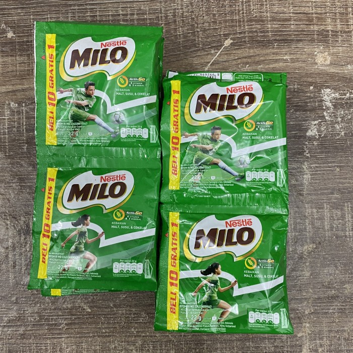 

Milo Sachet 1 Renceng isi 10 pcs 22 gr / Susu Nestle