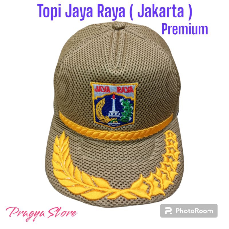 Topi Jaya Raya ( JAKARTA ) Premium bisa custom nama/daerah