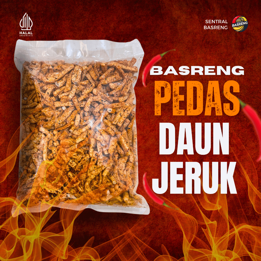 

SENTRAL BASRENG Pedas Daun Jeruk bumbu kering