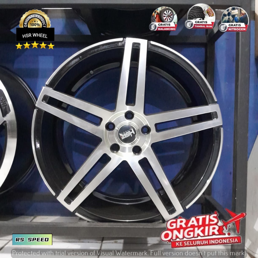 Velg Pelg Mobil Racing HSR Untuk Mazda3, Mazda5, Mazda6, CX3, CX5, CX7, CX9, RX8, VX1 Ring 20 Type P