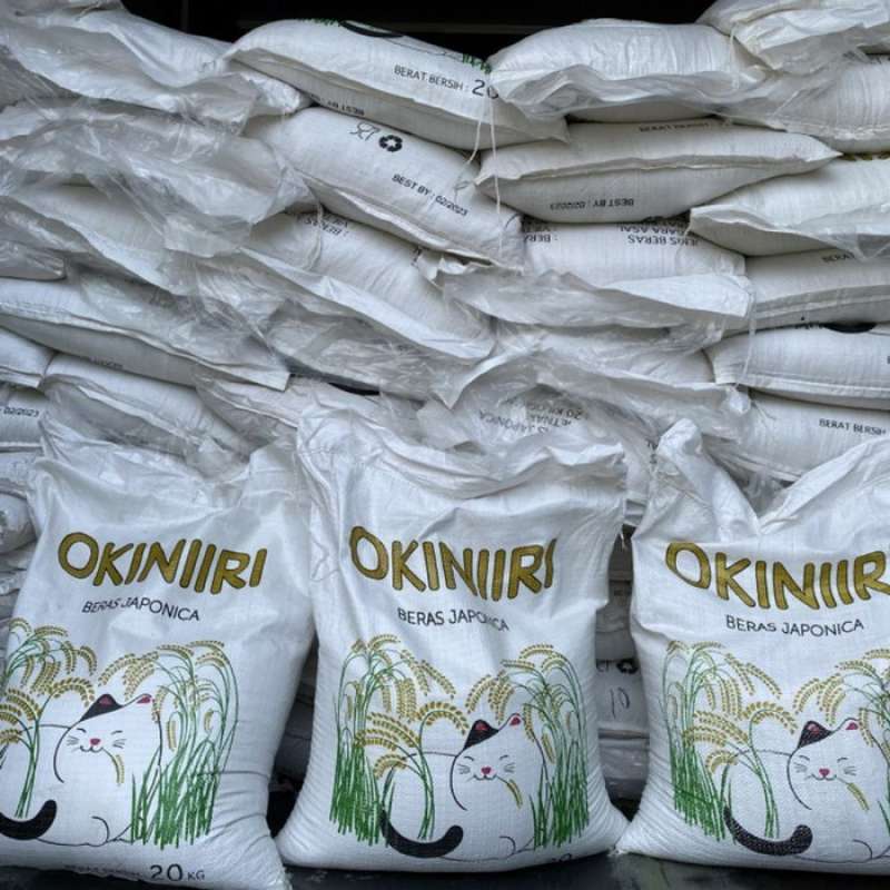 

Beras Jepang/Beras Sushi Japonica Okiniri 20 Kg Good Quality ORIGINAL