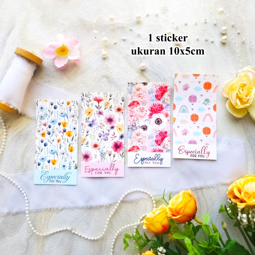 

Sticker / STIKER ESPECIALLY FOR YOU / SEAL / SEAGEL PACKAGING PACKING [ READY STOK MURAH ] 10 x 5cm