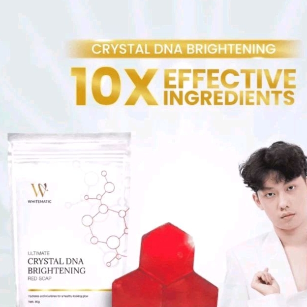 Whitematic - Ultimate Crystal DNA Salmon Brightening RedSoap 90g