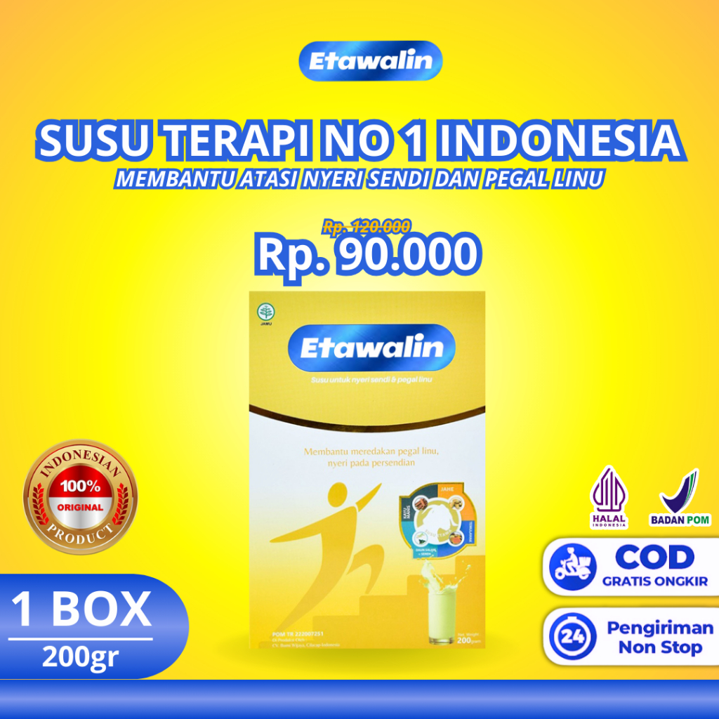 

ETAWALIN - Susu Kambing Etawa Dapat Mengatasi Nyeri Sendi, Asam Urat, Pegal Linu Dengan Bahan Herbal Alami