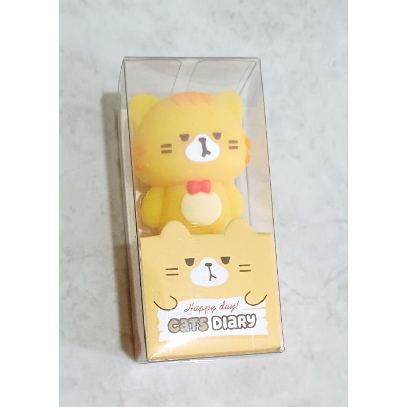 

Rautan Serutan Pensil Kayu Motif Kucing Oyen Oren & Kepala My Melody Sanrio