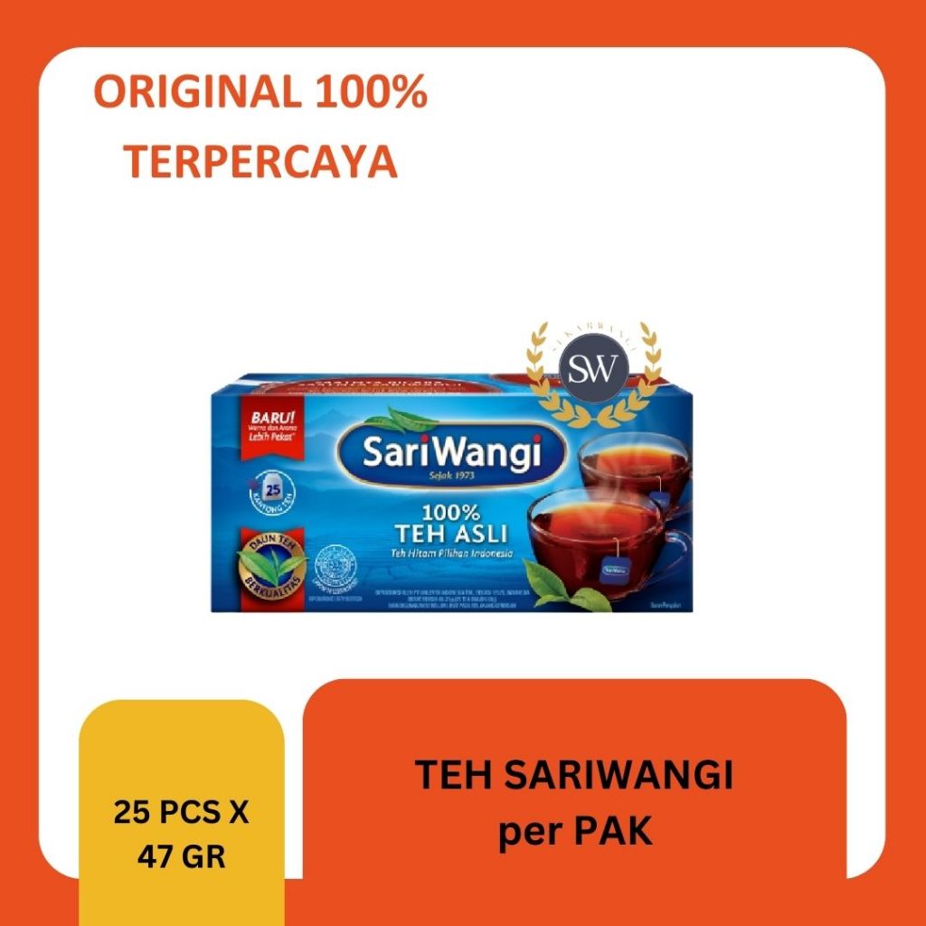 

Teh Sariwangi Kotak - PER PAK - Isi 25 teabag