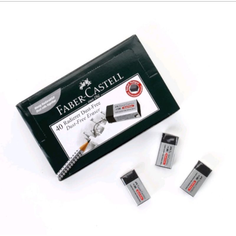 

Penghapus Pensil Faber Castell Eraser Dust Free 7294 Hitam