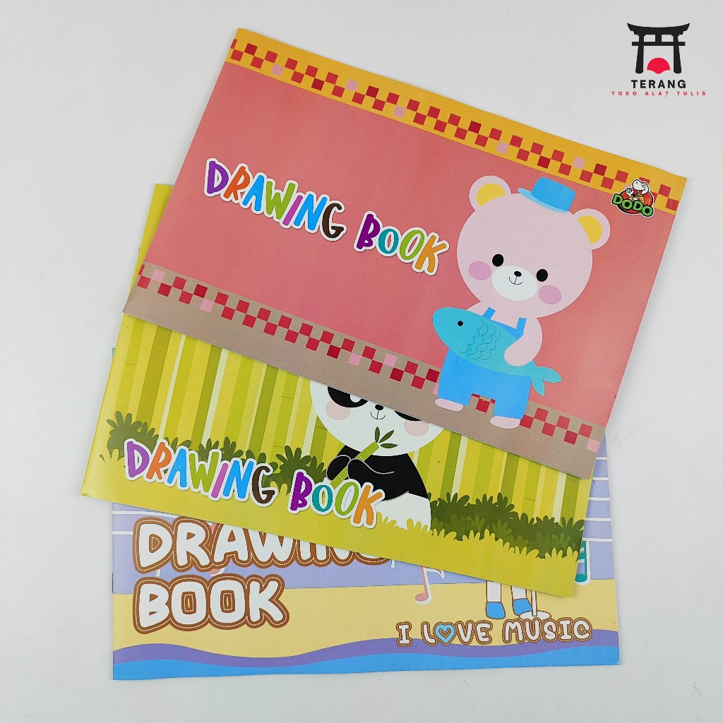 

1Pak Buku Gambar A4 Dodo 8 Lembar Drawing Book 10 Buku